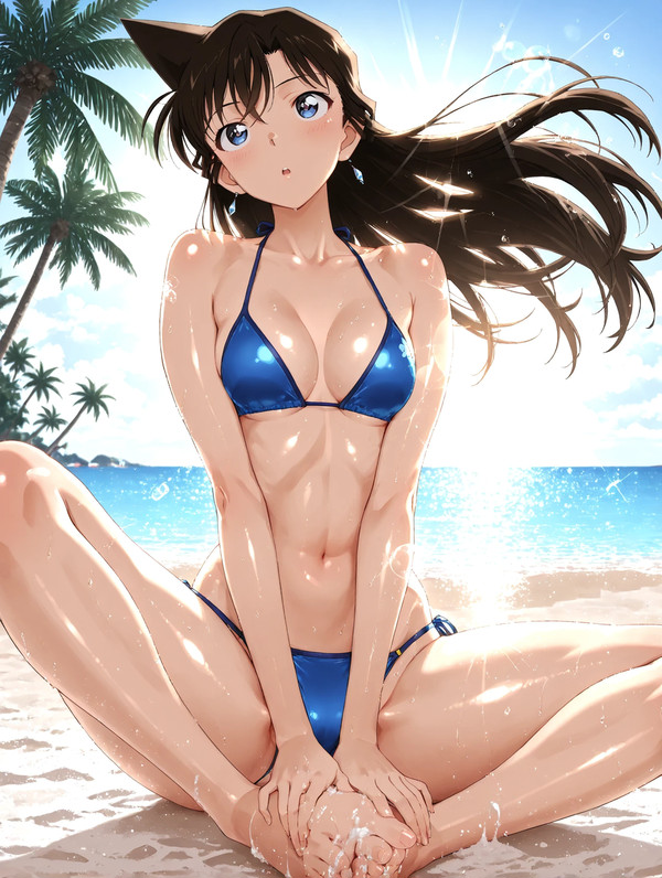 毛利蘭 ビキニ