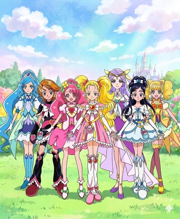 平成と令和の初代プリキュア 全員集合バージョン