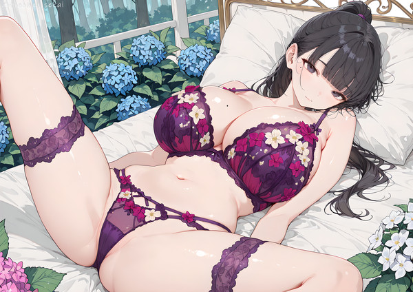 紫陽花ランジェリー - 1/1