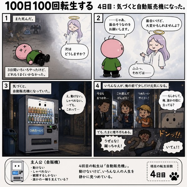 100日100回転生する - 1/1