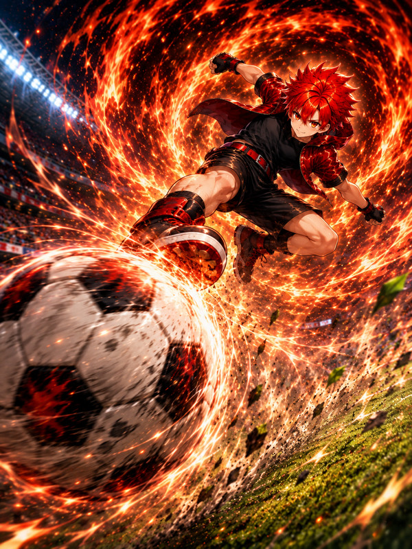 燃えるサッカー - 1/6