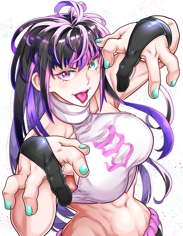 舌だしジュリさん