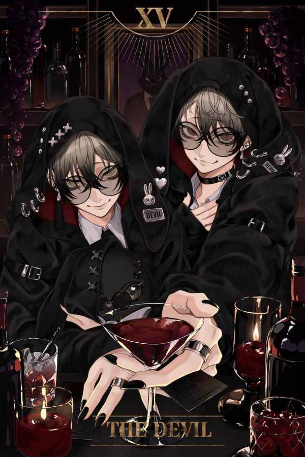 タロット擬人化 #15「悪魔（THE DEVIL）」