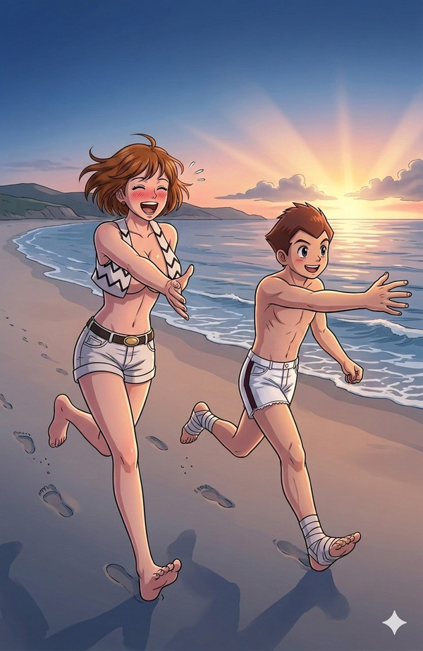 少年リノと如月夕子