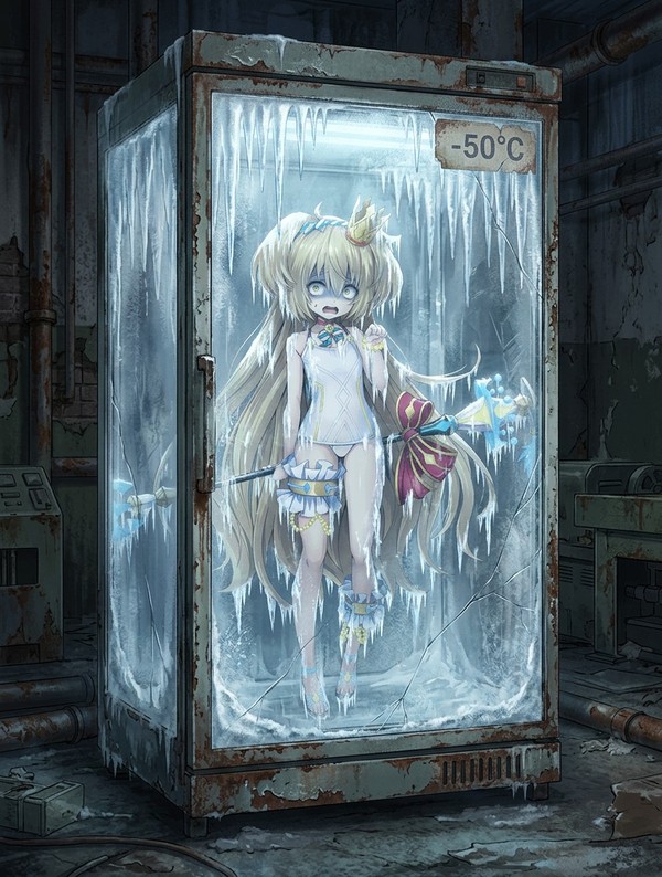 アザエル　氷漬け