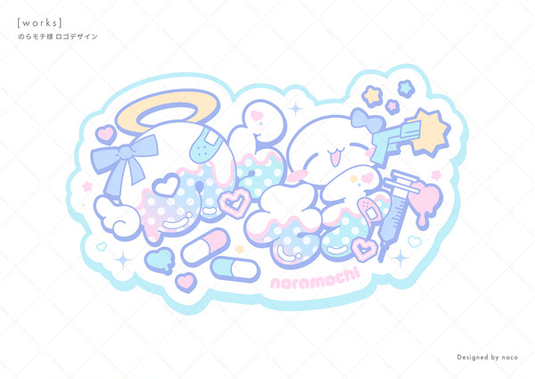のらモチ様 ロゴデザイン