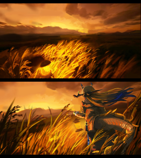 夕阳