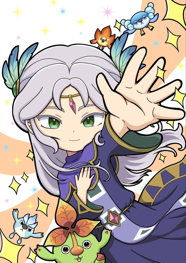 精霊たちとお友達