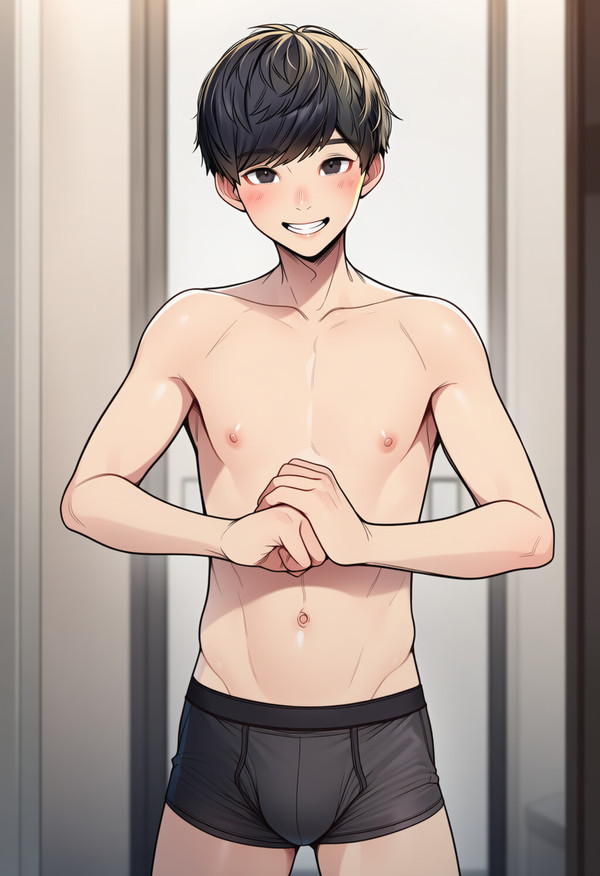 パンイチ男子