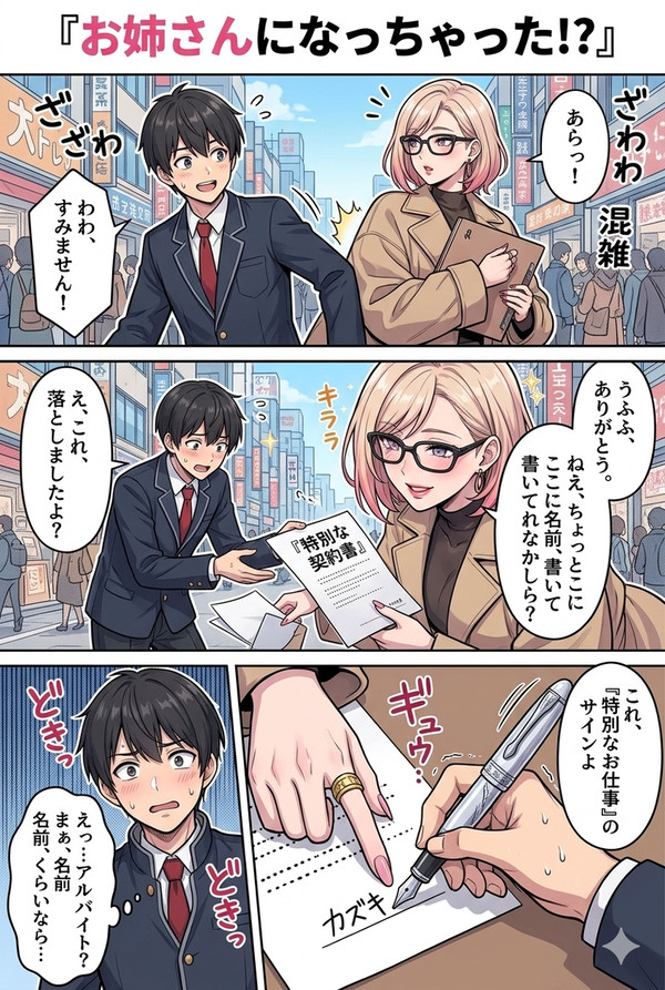 男子高校生→中野一花