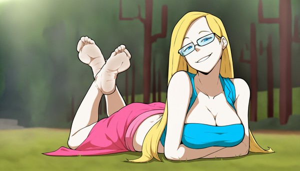 Blondie feet