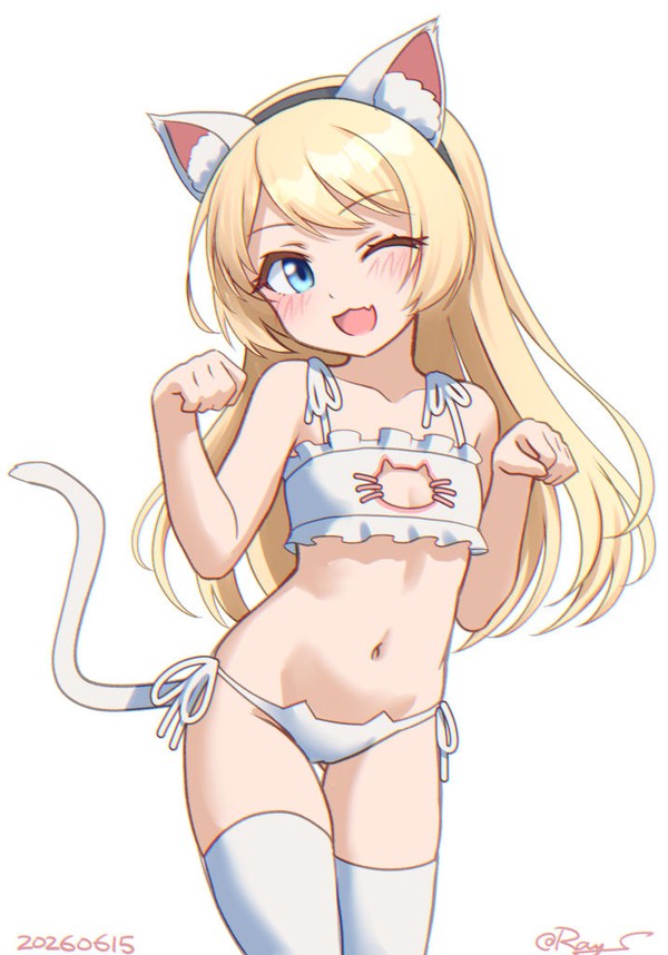 ハロウィン仕様猫耳メイドジャーヴィス（メイド服抜き）