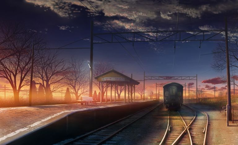 夕暮れローカル駅