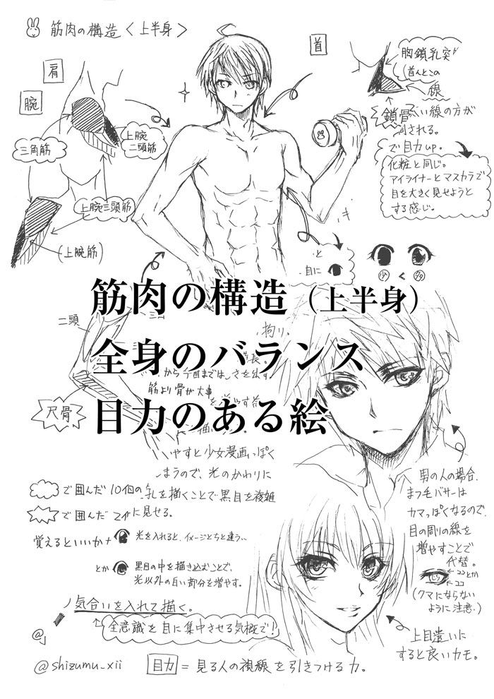 【プチ講座】その9／身体（筋肉・バランス・目力）