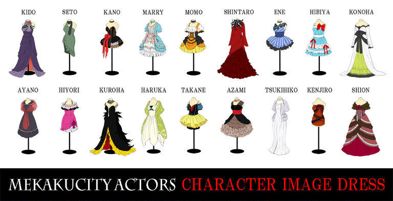 メカアクキャラクターイメージドレス