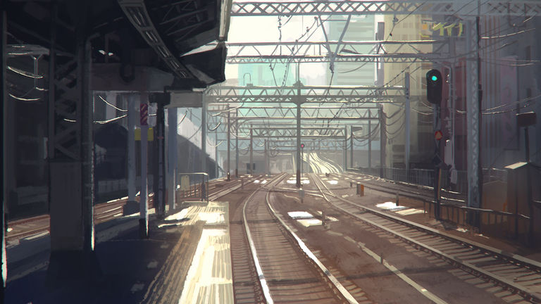 中央線神田駅線路