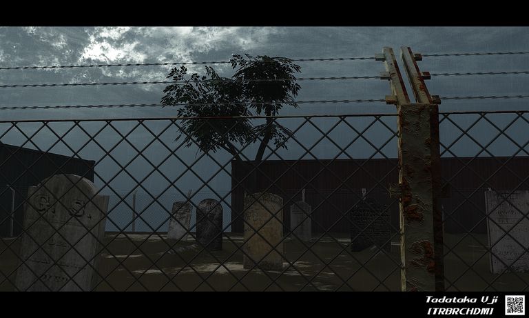 Fenced with barbed wire.