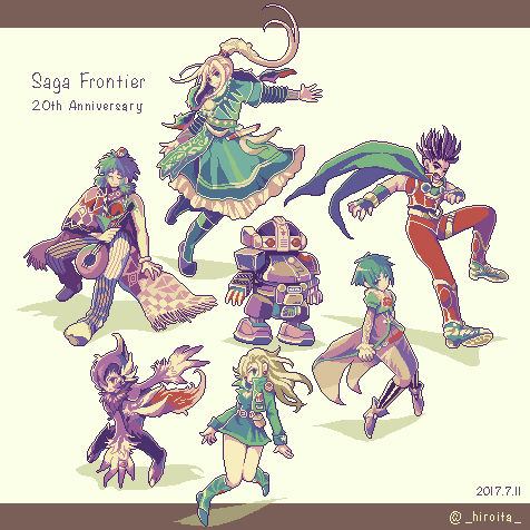 サガフロ20周年記念に