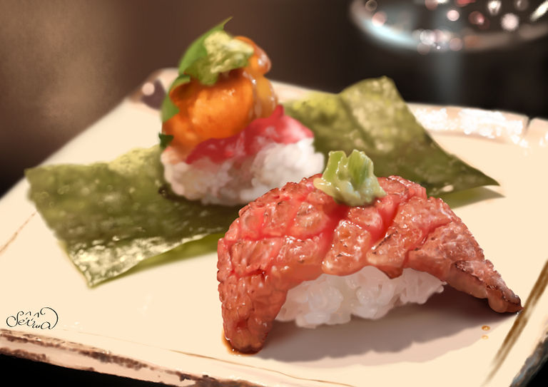 無駄に高そうな肉のお寿司