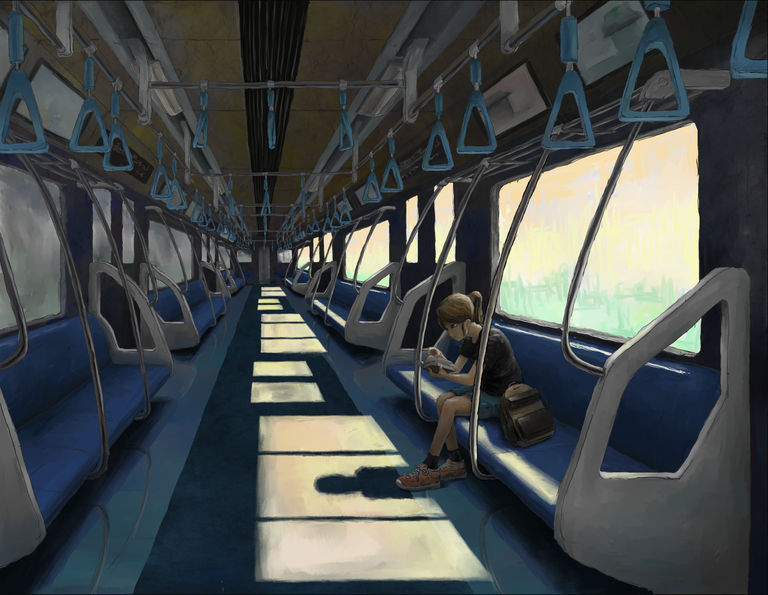 電車内