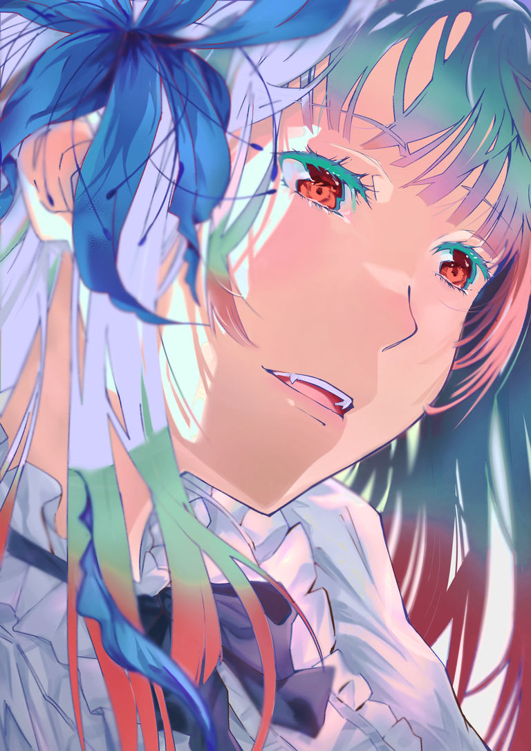 青い彼岸花