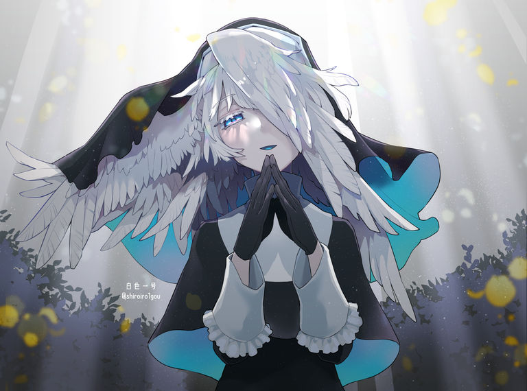 羽根の女の子