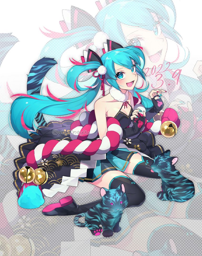 虎ミク💙