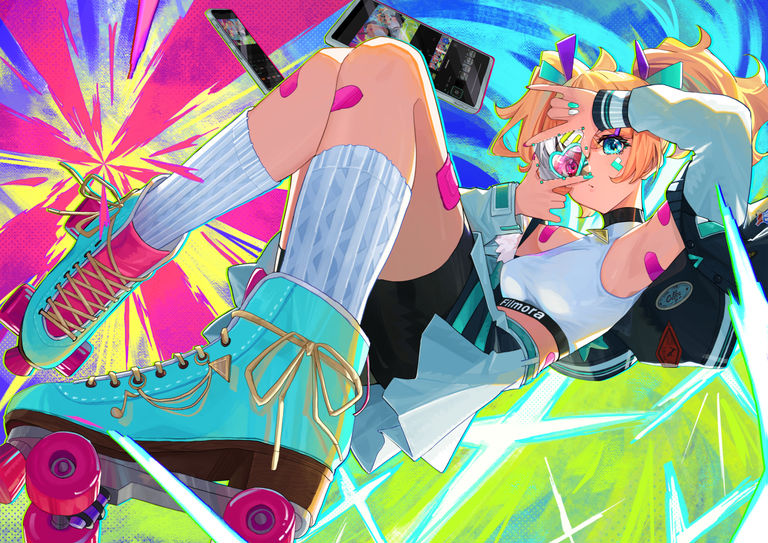 Filmora擬人化ちゃん