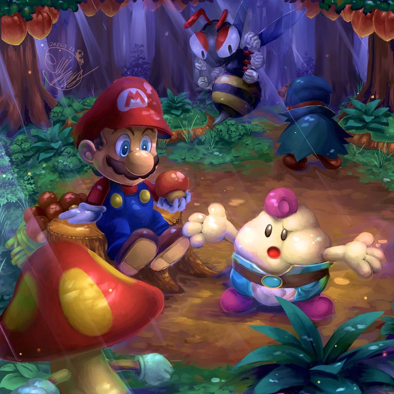 「マリオさん　そろそろ進みましょうよ」