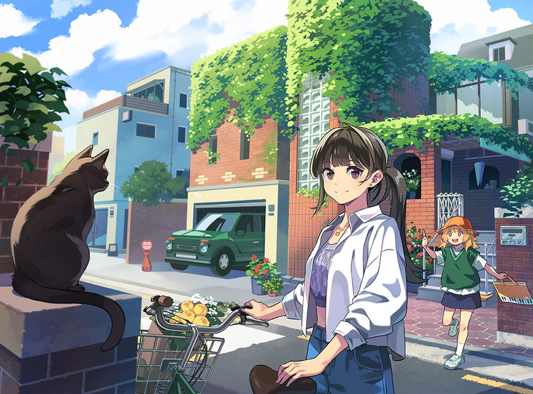on the street