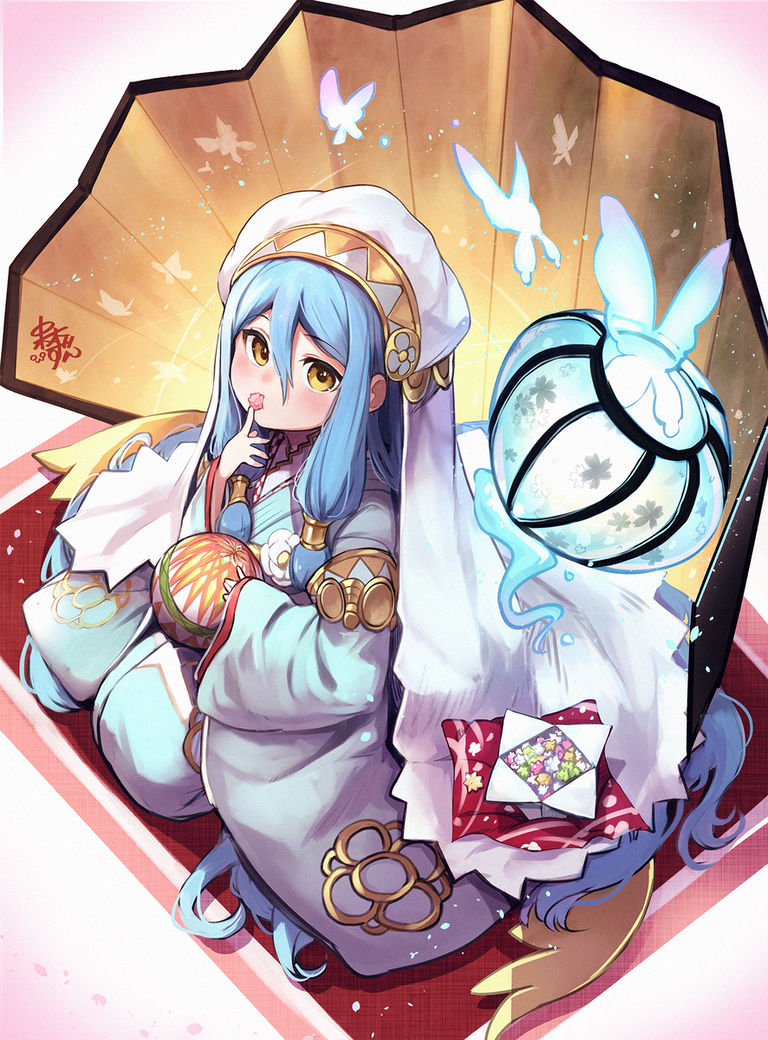 ひな祭り風子供アクア