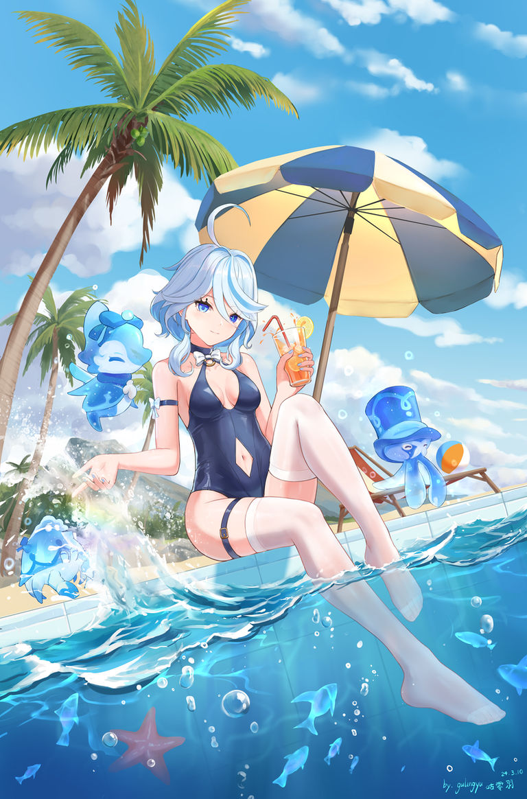 芙宁娜泳装！