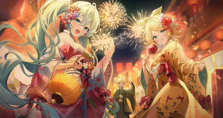 夏祭りの夜