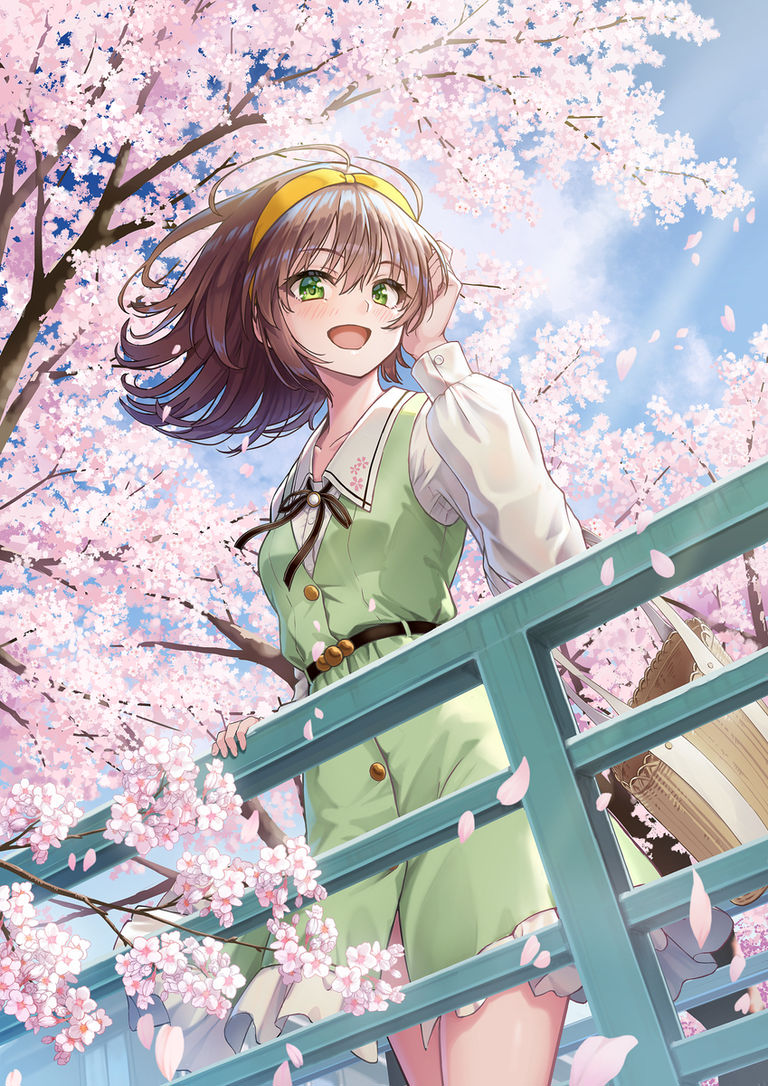 桜香る町