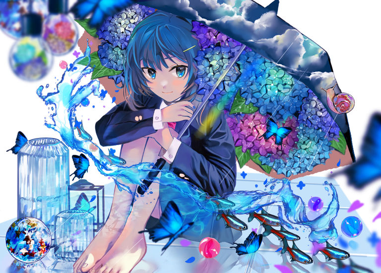 雨があがる魔法の傘