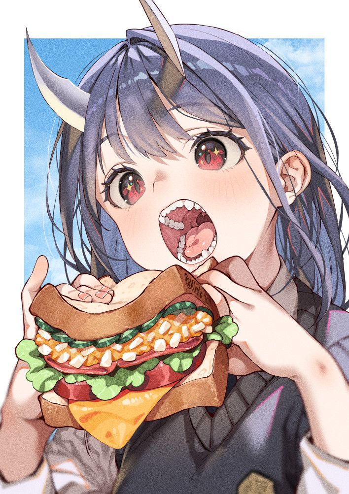 ルリちゃんとサンドイッチ