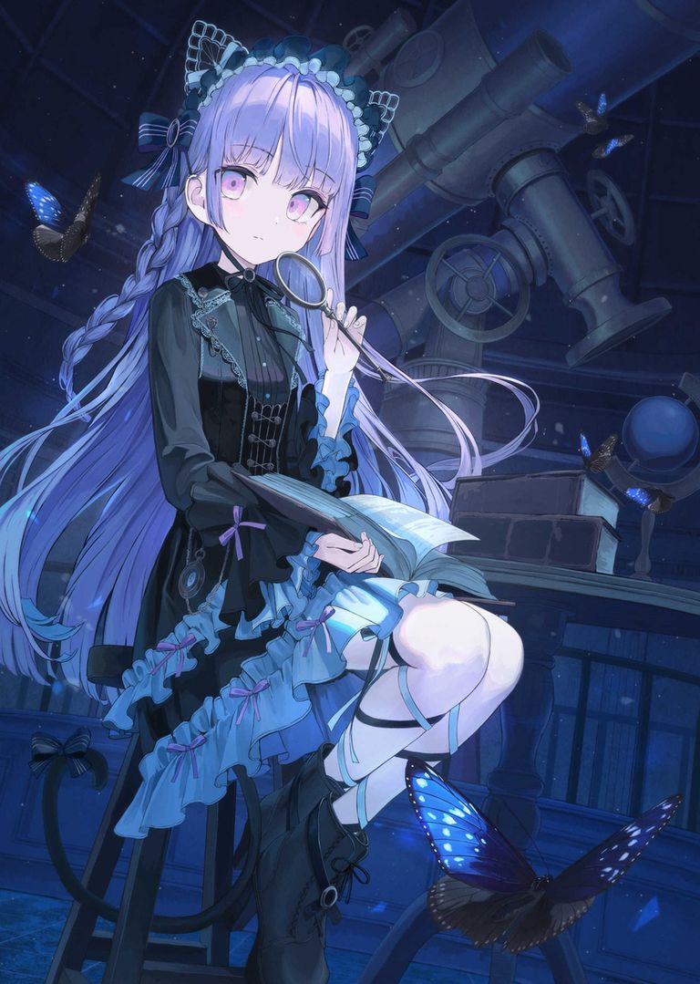 紫が淡く輝く