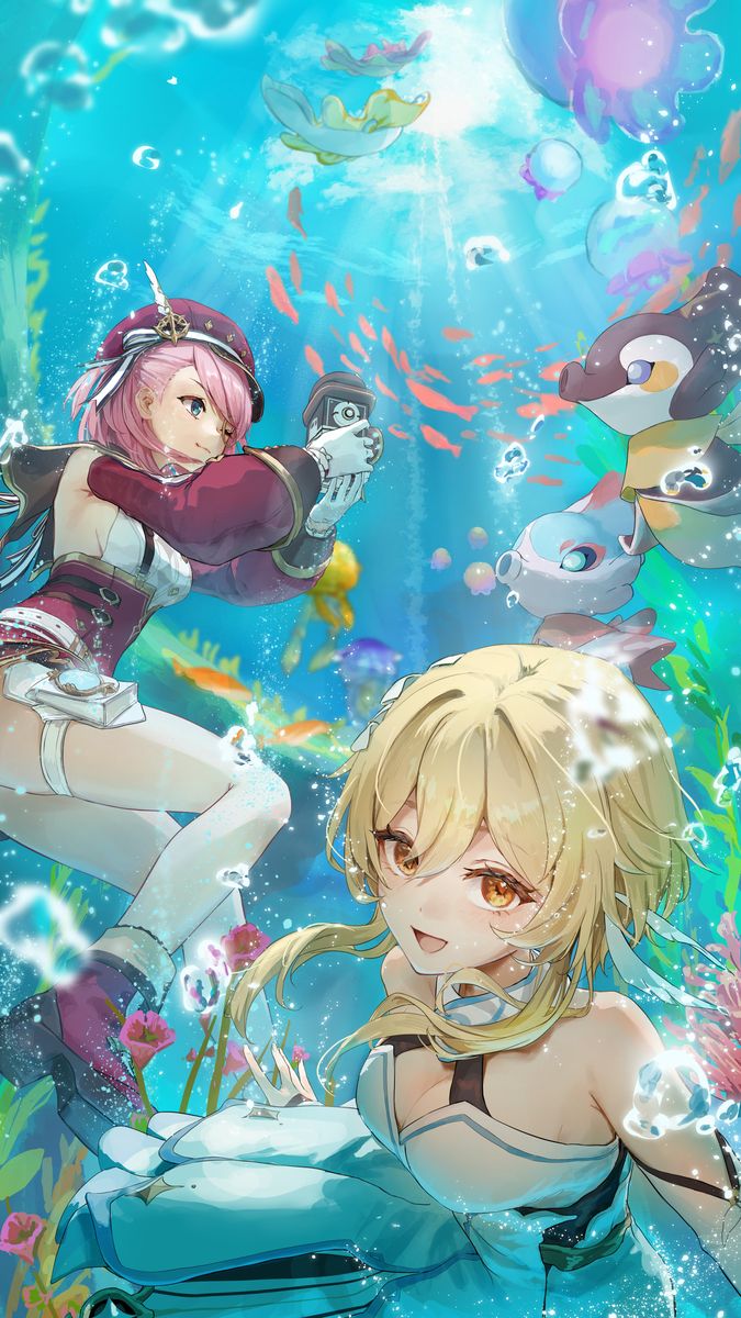原海アベラントと水中遊泳🐠