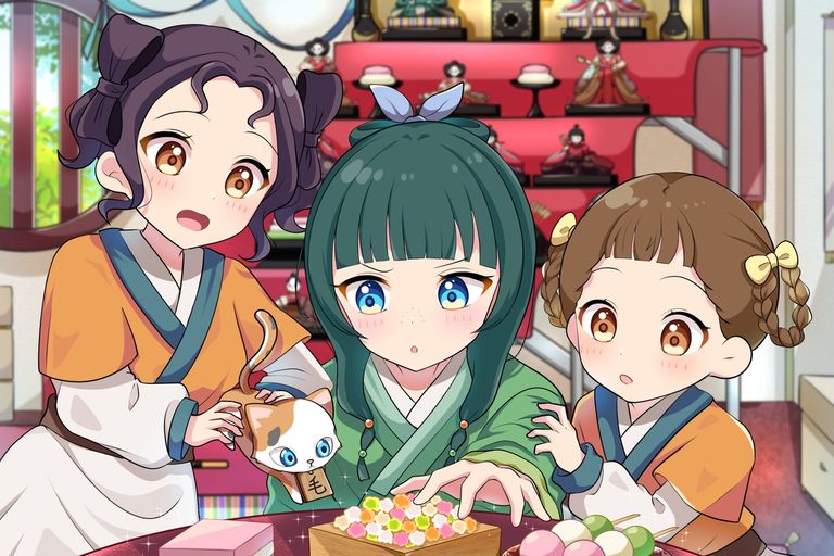 【薬屋】ひな祭りの準備中🎎🌸