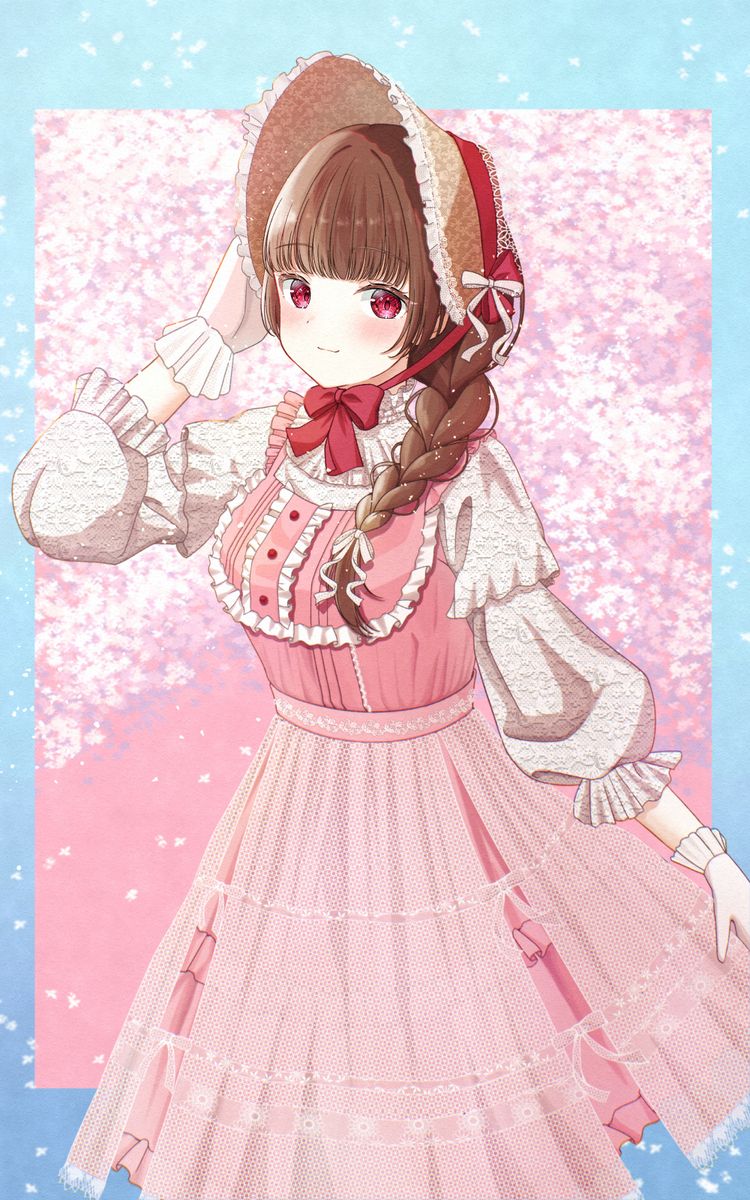 ボンネット少女