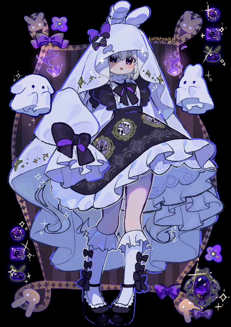 🐇👻💜（イラスト）