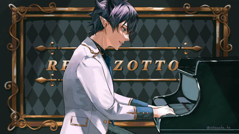 Listen to the tone he plays ♩