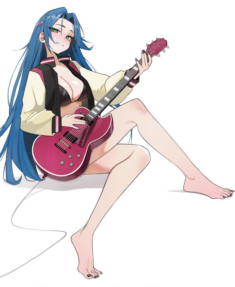 Guitar girl commission