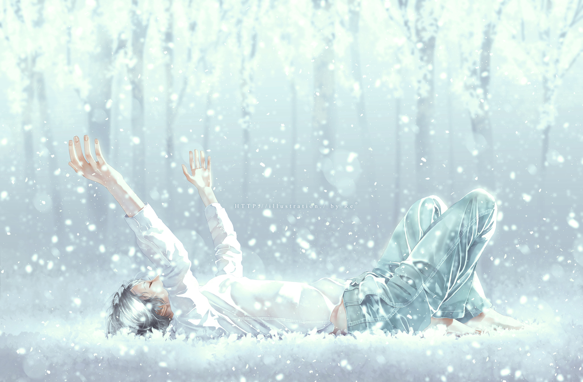 This is a pixiv picture whose title is 深雪.