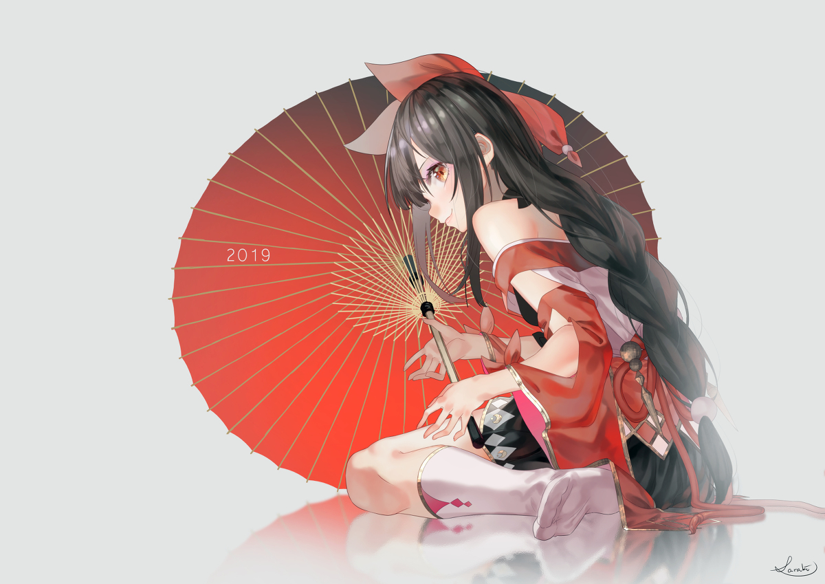 This is a pixiv picture whose title is 謹賀新年.