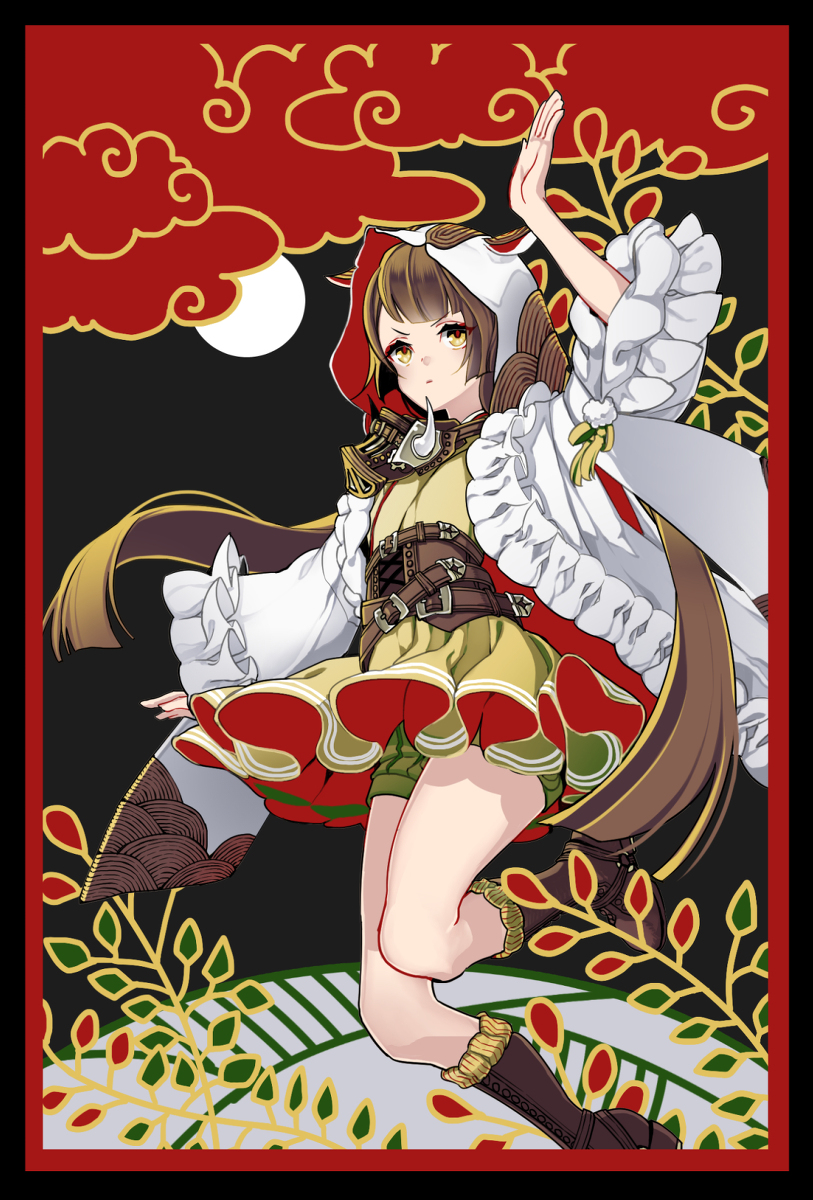 This is a pixiv picture whose title is あけまして.