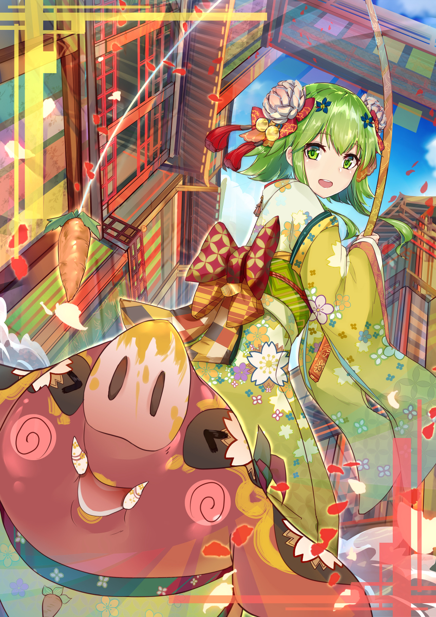 This is a pixiv picture whose title is 钓豚.