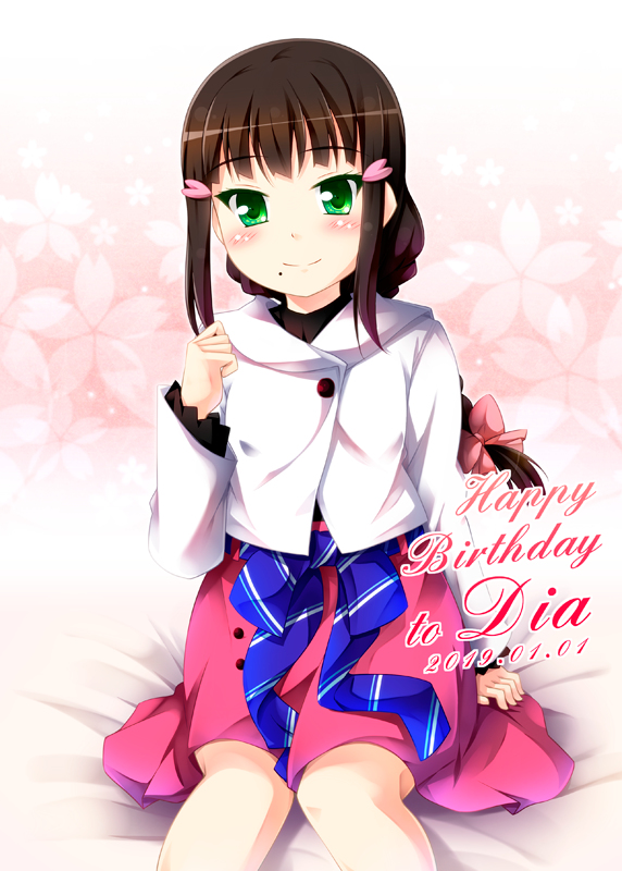 This is a pixiv picture whose title is 黒澤ダイヤ生誕祭2019.