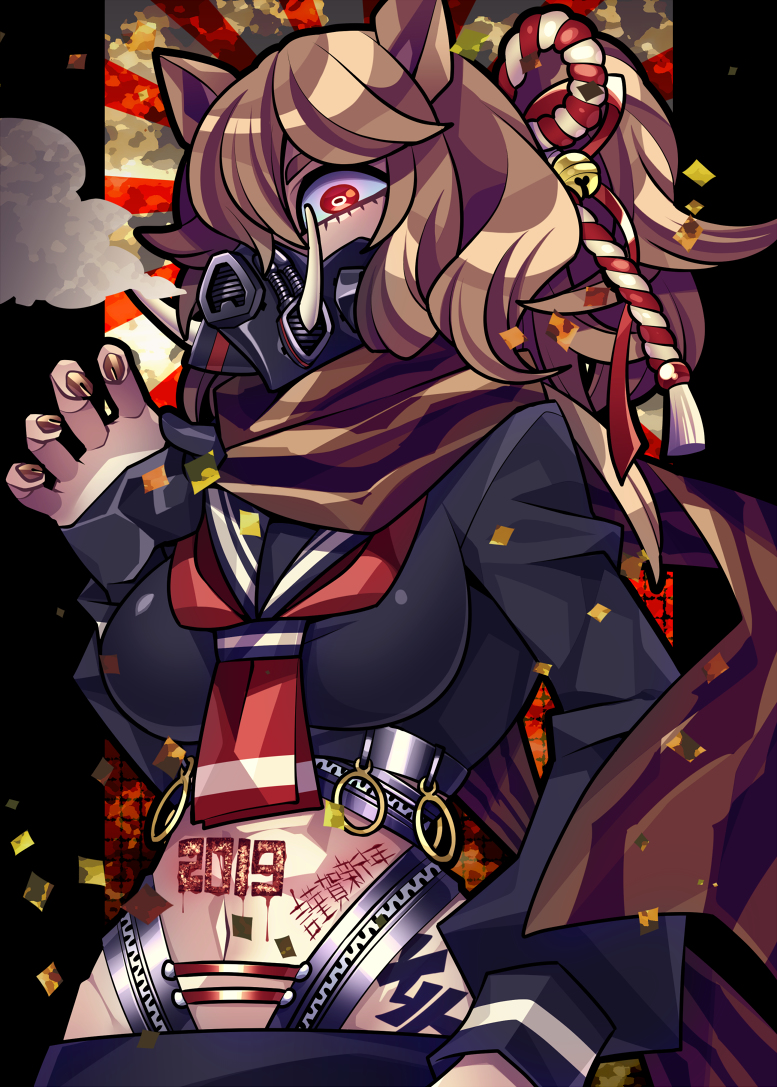 This is a pixiv picture whose title is 2019あけましておめでとうございます.
