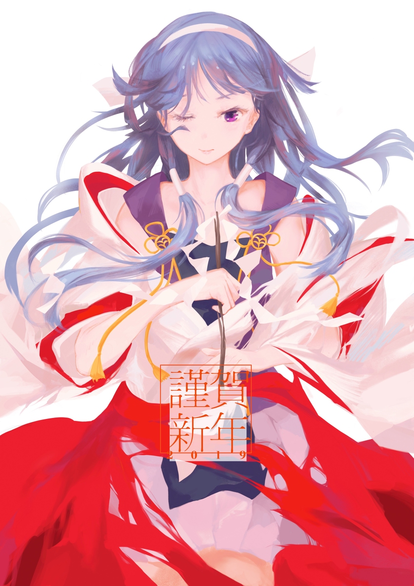 This is a pixiv picture whose title is ·謹賀2019·.
